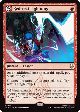 Redirect Lightning (151) Foil - Avatar: The Last Airbender