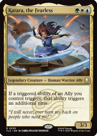 Katara, the Fearless (230) Foil - Avatar: The Last Airbender