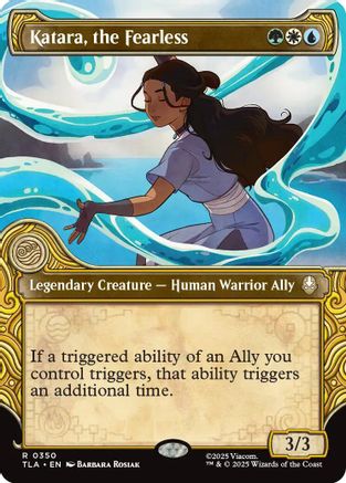 Katara, the Fearless (Showcase) (350) Foil - Avatar: The Last Airbender
