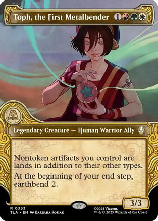 Toph, the First Metalbender (Showcase) (353) Foil - Avatar: The Last Airbender