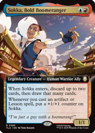 Sokka, Bold Boomeranger (Extended Art) (383) - Avatar: The Last Airbender