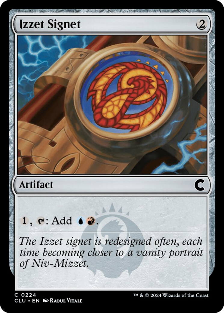 Izzet Signet [Ravnica: Clue Edition] | Silver Goblin