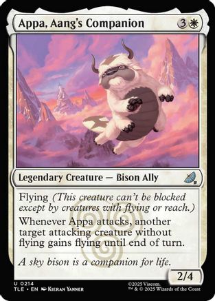 Appa, Aang's Companion (214) Foil - Avatar: The Last Airbender: Eternal-Legal