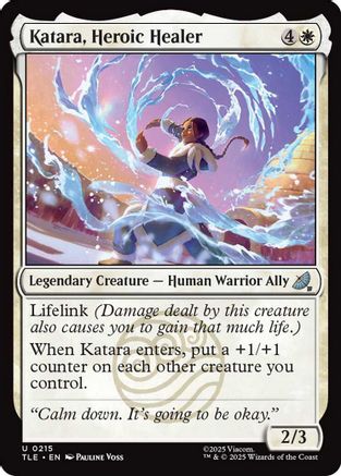 Katara, Heroic Healer (215) Foil - Avatar: The Last Airbender: Eternal-Legal