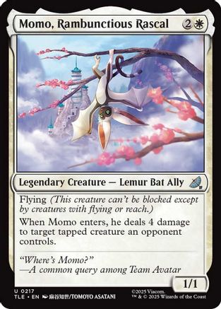 Momo, Rambunctious Rascal (217) - Avatar: The Last Airbender: Eternal-Legal