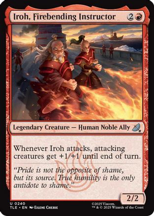 Iroh, Firebending Instructor (240) Foil - Avatar: The Last Airbender: Eternal-Legal