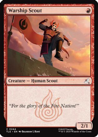 Warship Scout (244) - Avatar: The Last Airbender: Eternal-Legal