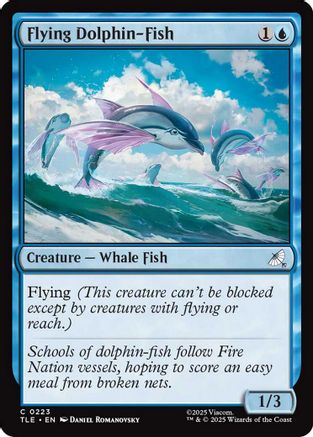 Flying Dolphin-Fish (223) Foil - Avatar: The Last Airbender: Eternal-Legal