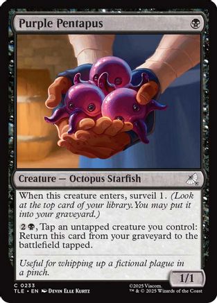 Purple Pentapus (233) Foil - Avatar: The Last Airbender: Eternal-Legal