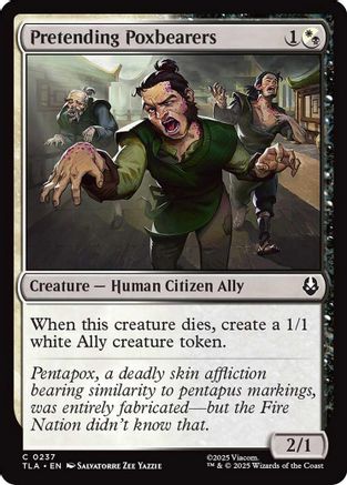 Pretending Poxbearers (237) Foil - Avatar: The Last Airbender