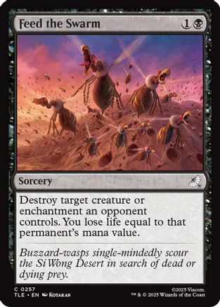 Feed the Swarm (257) Foil - Avatar: The Last Airbender: Eternal-Legal