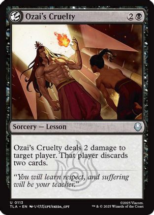 Ozai's Cruelty (113) Foil - Avatar: The Last Airbender