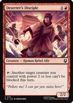 Deserter's Disciple (131) Foil - Avatar: The Last Airbender