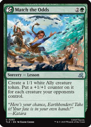 Match the Odds (253) - Avatar: The Last Airbender: Eternal-Legal