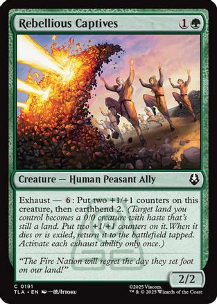 Rebellious Captives (191) Foil - Avatar: The Last Airbender