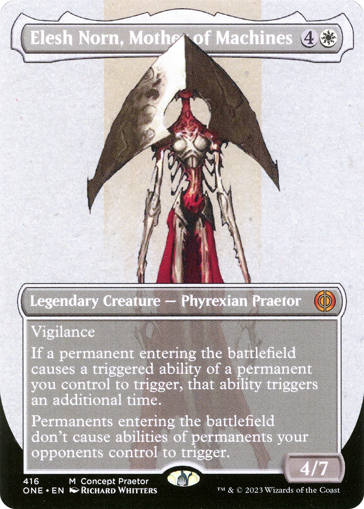 Elesh Norn, Mother of Machines (Concept Praetor) (416) Foil - Phyrexia: All Will Be One