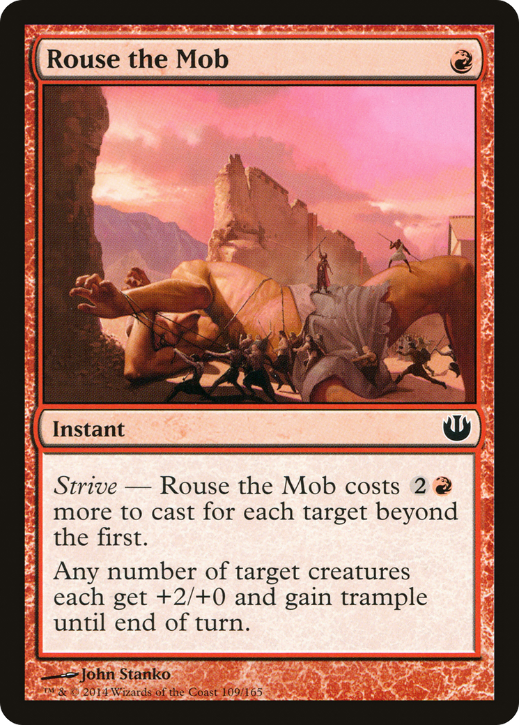 Rouse the Mob (109) Foil - Journey into Nyx