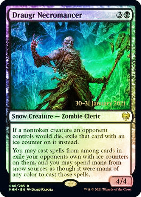 Draugr Necromancer [Kaldheim Prerelease Promos] | Silver Goblin