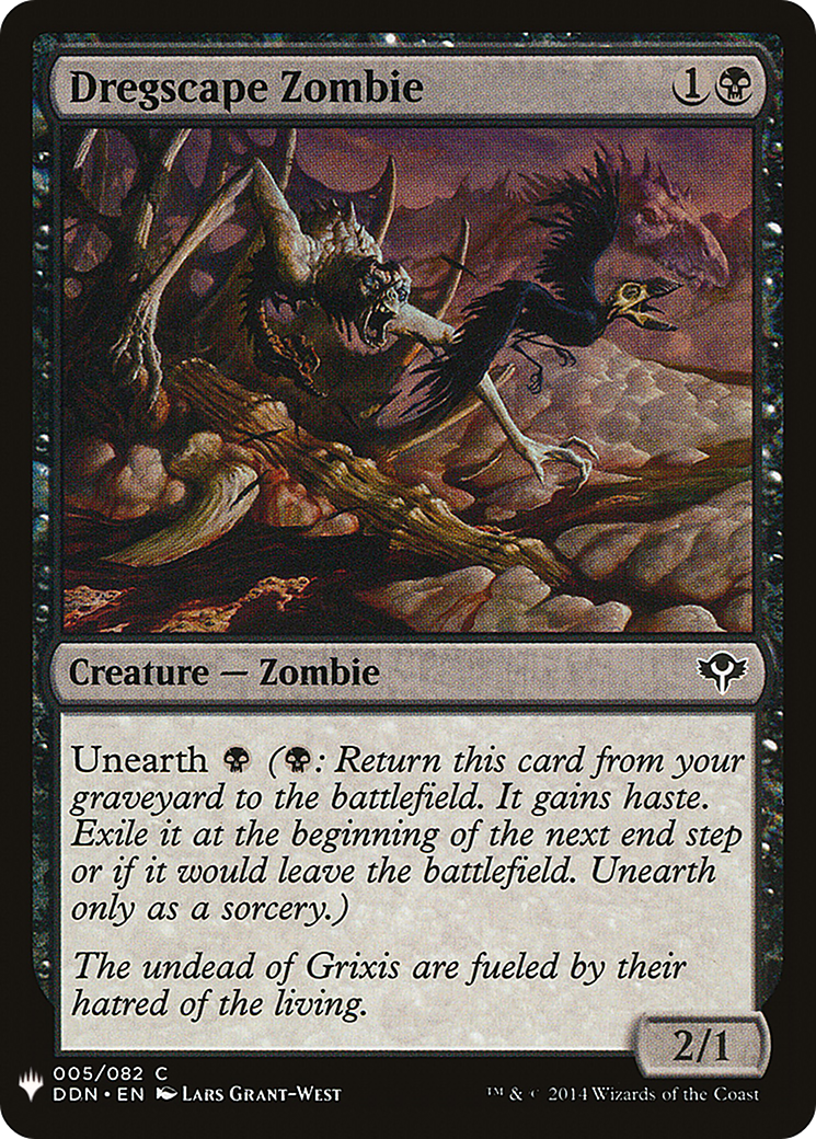 Dregscape Zombie (DDN-5) - The List