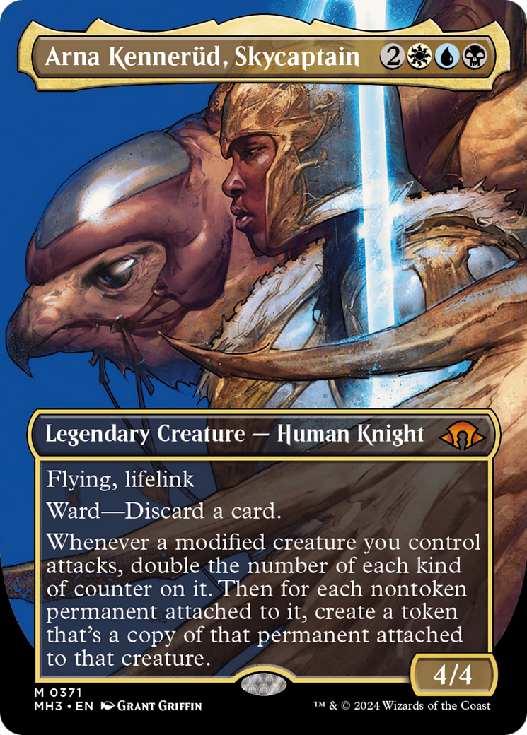 Arna Kennerud, Skycaptain (Borderless) [Modern Horizons 3] Foil