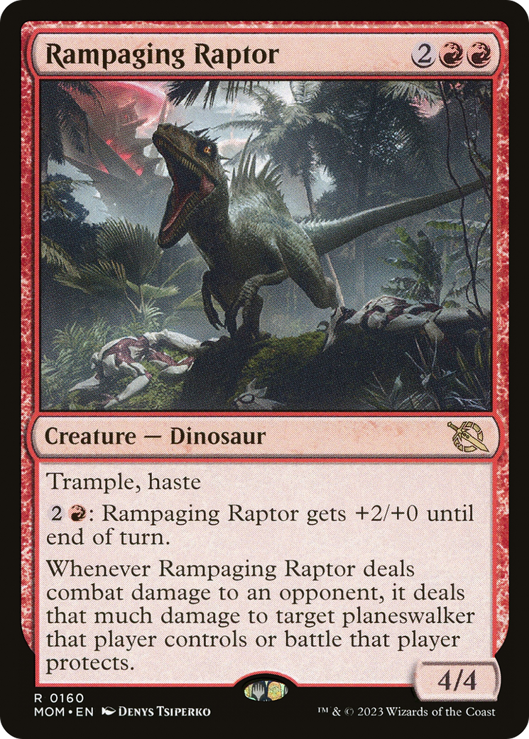 Rampaging Raptor (160) - March of the Machine