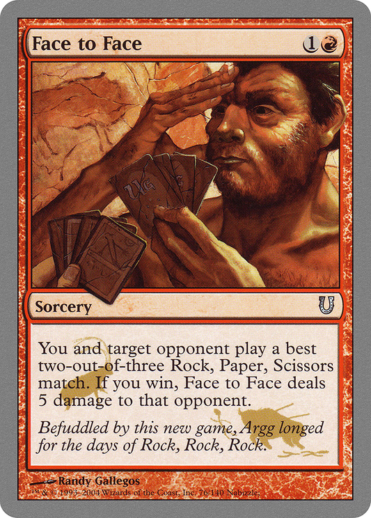 Face to Face [Unhinged] Foil