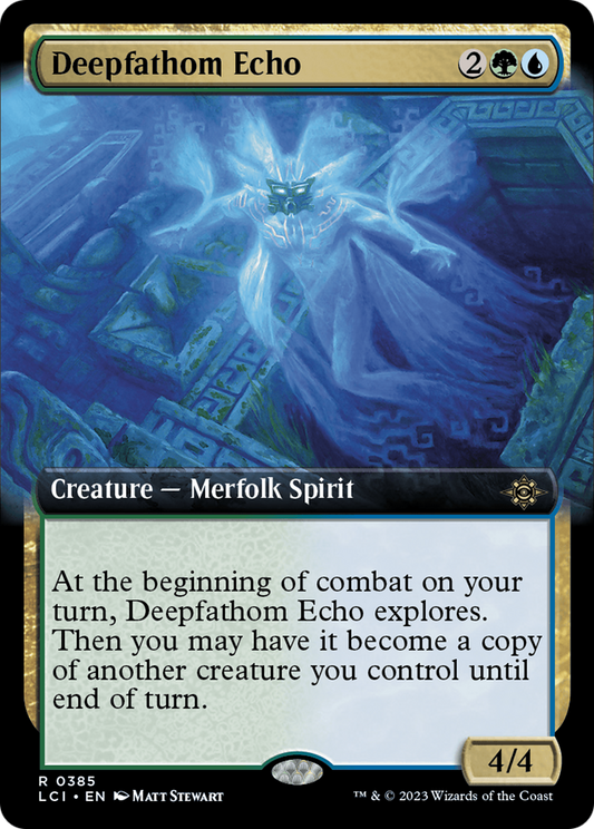 Deepfathom Echo (Extended Art) (385) Foil - The Lost Caverns of Ixalan