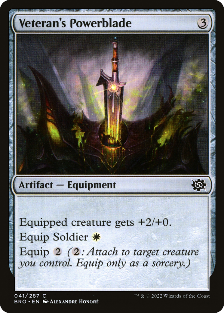 Veteran's Powerblade [The Brothers' War] Foil