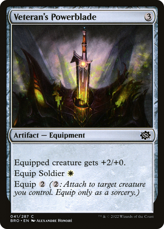 Veteran's Powerblade [The Brothers' War] Foil
