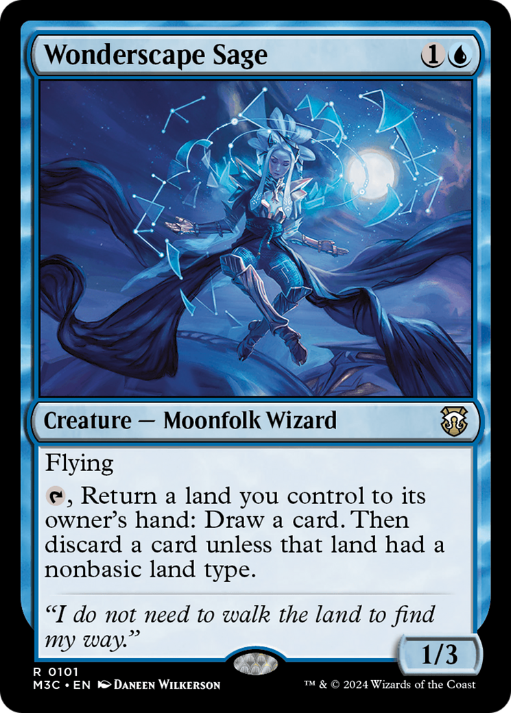 Wonderscape Sage [Modern Horizons 3 Commander] | Silver Goblin