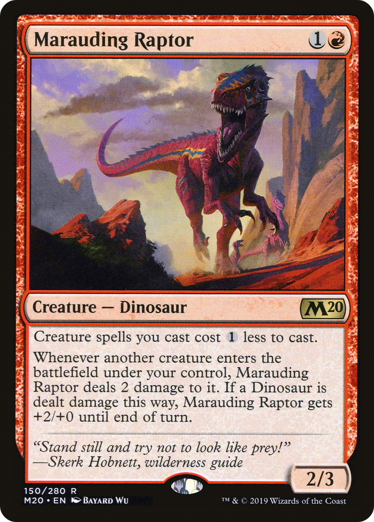Marauding Raptor (150) Foil - Core Set 2020