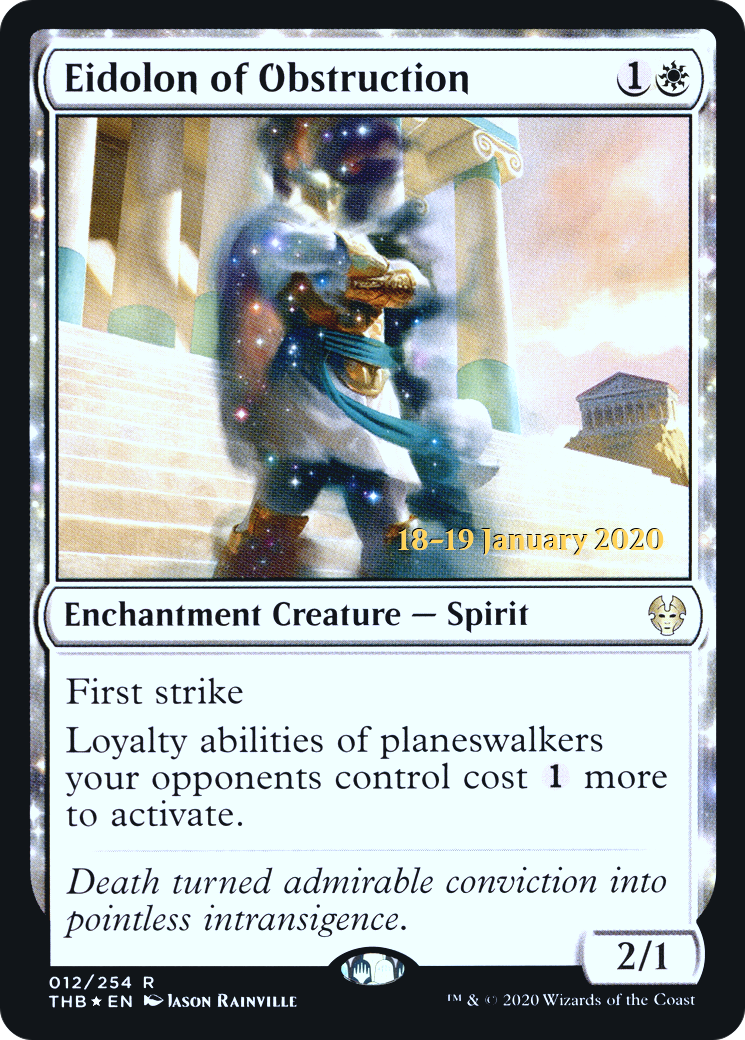 Eidolon of Obstruction (12s) Foil - Theros Beyond Death Promos