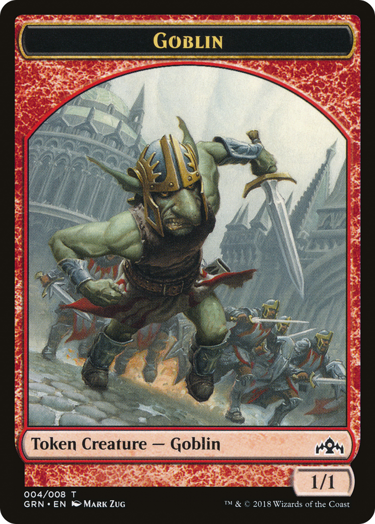 Goblin // Soldier (006) Double-Sided Token (4 // 6) - GRN Guild Kit Tokens