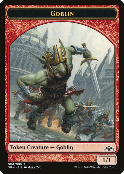 Goblin // Soldier (006) Double-Sided Token (4 // 6) - GRN Guild Kit Tokens