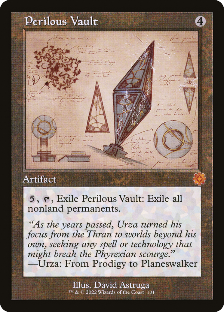 Perilous Vault (Schematic) (Retro) (101) - The Brothers' War Retro Artifacts