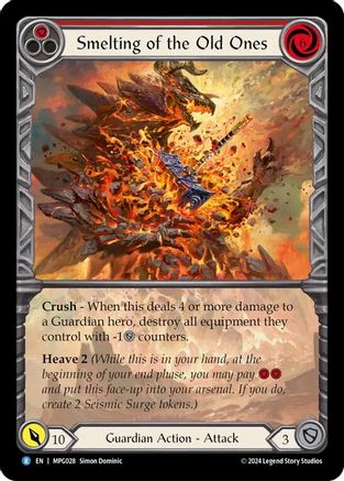 Smelting of the Old Ones (Extended Art) (MPG028) Rainbow Foil - Mastery Pack Guardian
