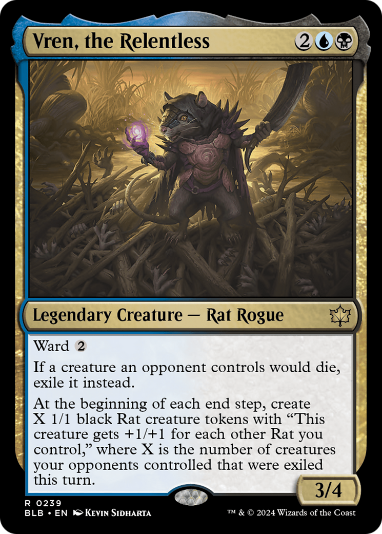 Vren, the Relentless (239) Foil - Bloomburrow