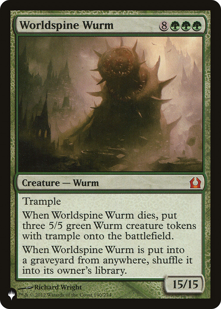 Worldspine Wurm (140/274) - The List