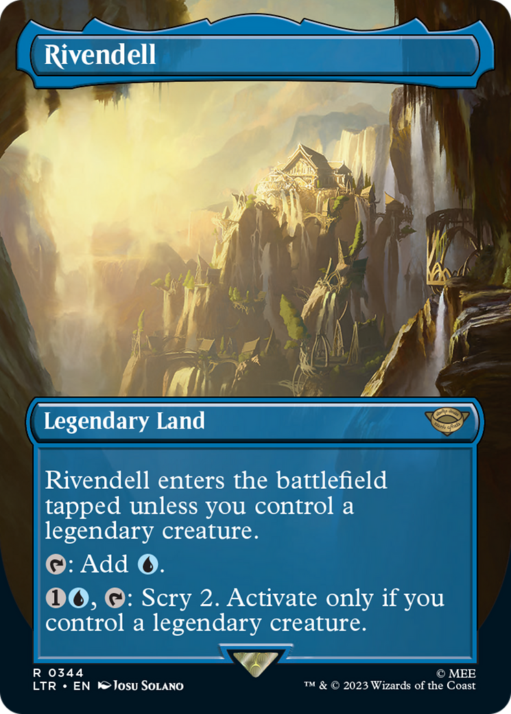 Rivendell (Borderless Alternate Art) [The Lord of the Rings: Tales of Middle-Earth] | Silver Goblin