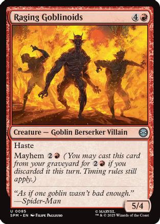 Raging Goblinoids (085) Foil - Marvel's Spider-Man