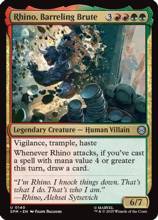 Rhino, Barreling Brute (140) - Marvel's Spider-Man