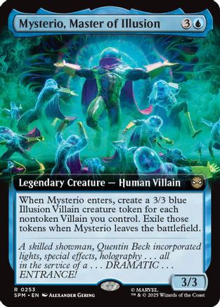 Mysterio, Master of Illusion (Extended Card) (253) Foil - Marvel's Spider-Man