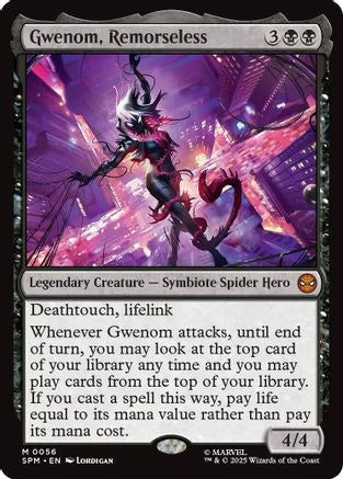 Gwenom, Remorseless (056) Foil - Marvel's Spider-Man