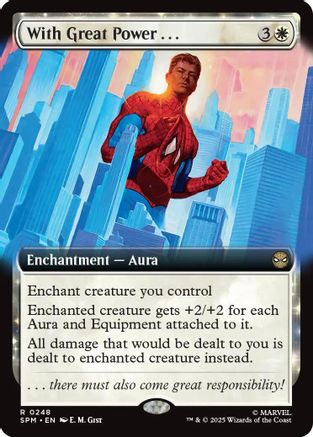 With Great Power... (Extended Art) (248) Foil - Marvel's Spider-Man
