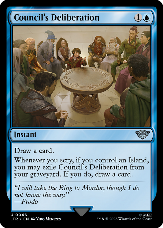 Council's Deliberation [The Lord of the Rings: Tales of Middle-Earth] Foil