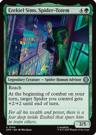 Ezekiel Sims, Spider-Totem (100) Foil - Marvel's Spider-Man