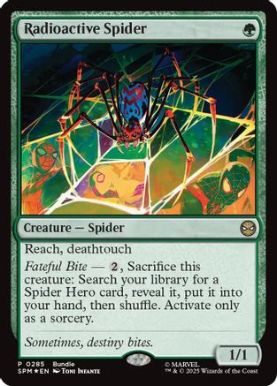 Radioactive Spider (Bundle Promo) (285) Foil - Marvel's Spider-Man