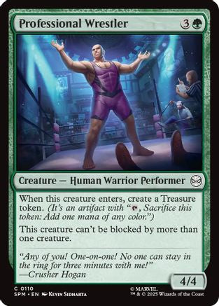 Professional Wrestler (110) Foil - Marvel's Spider-Man