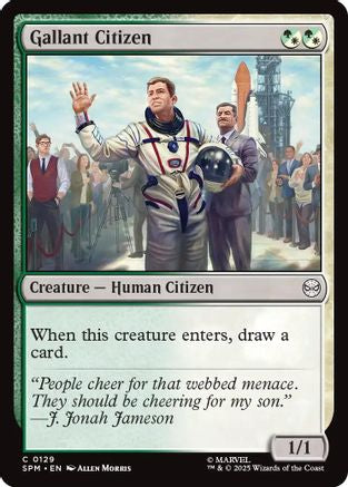 Gallant Citizen (129) Foil - Marvel's Spider-Man