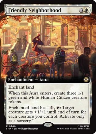 Friendly Neighborhood (Extended Art) (246) Foil - Marvel's Spider-Man